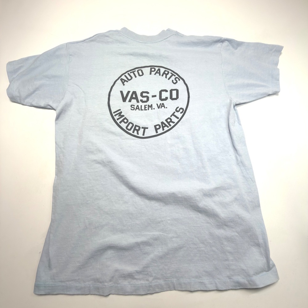Collegiate Pacific Single Stitch‎ VAS-CO Auto Parts T Shirt XL Vintage